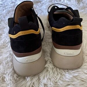 Chloe Black and Yellow Casual Shoes